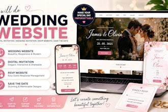 create wedding website rsvp website digital wedding invitation