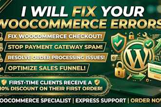 fix woocommerce checkout, payment gateway spam issue and order processing issues