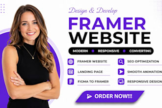 framer website develop framer website framer landing page framer website