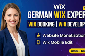 german wix expert wix booking wix developer website monetization wix mobile edit