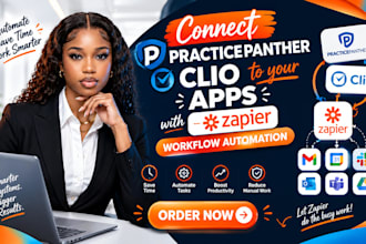 connect practicepanther clio to your apps with zapier workflow automation