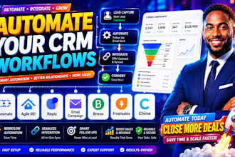 automate salesmate CRM agile rei reply email campaign brevo freshsales chime