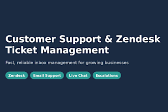 be your customer support and helpdesk specialist