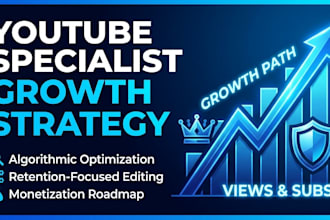 do youtube channel growth, promotion and channel SEO specialist