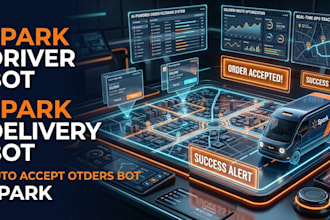 setup spark driver bot, spark delivery bot auto accept orders bot, spark