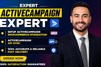 setup activecampaign woocommerce intregration activecampaign API sync