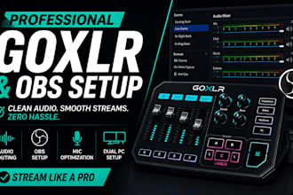 professionally setup goxlr and obs