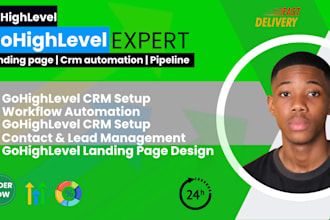 build gohighlevel crm ghl landing page ghl crm automation ghl pipeline