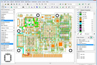 design  pcb layouts, rigid flex multilayer pcb, and gerber files in kicad