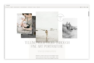 design showit website and showit template