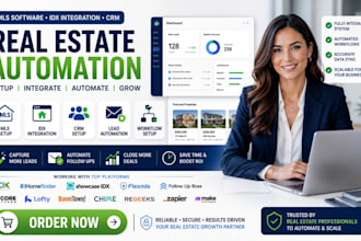 setup mls software idx integration CRM lead automation and real estate workflow