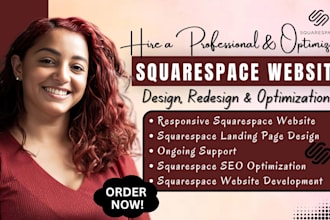 squarespace website squarespace design squarespace landing page seo optimization