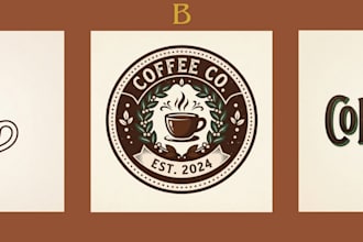 design 3 logo concepts for your brand