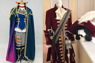 sew custom costume cosplay anime outfit fabric cosplay commission anime costume