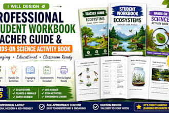 do professional guide student workbook handon science ecosystem activity book