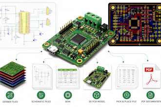design custom pcb layout and schematic for your electronic product pcb design