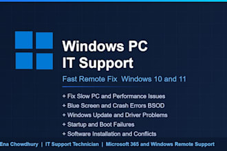 troubleshoot and fix windows 10 and 11 PC errors slow performance and crashes