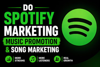 do spotify marketing, music promotion  song marketing