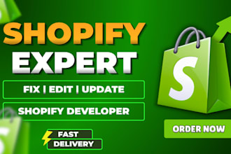fix shopify issue, shopify expert, shopify custom coding, theme customization