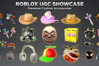 create custom roblox ugc accessories, wearable assets and 3d avatar items