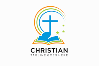 create  religious logo design for churches and organizations
