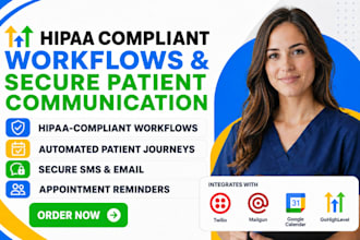 setup gohighlevel hipaa compliant workflows landing page medical CRM vapi ai