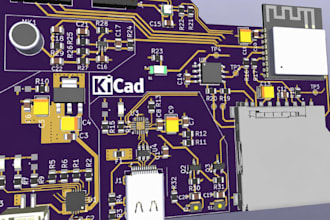 design pcb circuit, pcb design, pcb schematic, fabrication gerber and bom