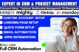 integrate make zapier with hubspot zoho gohighlevel odoo agile espocrm dropbox