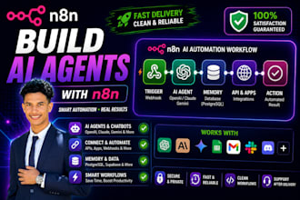 build ai agents with n8n, openai, claude and gemini