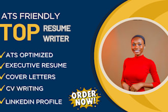 write ats optimized professional resume and cover letter