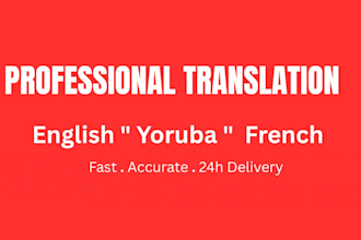 translate french to english accurately and naturally