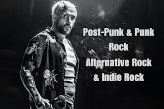 record powerful post punk, rock, soul or hip hop vocals