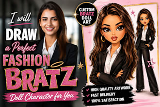create your 3d bratz doll character