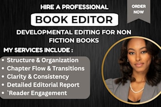 provide developmental editing for your nonfiction book