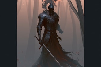 create dark knight paintings art