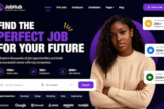 design job board website job portal hiring staffing agency recruitment website