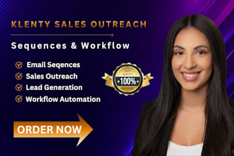 setup klenty email sequences klenty sales outreach klenty workflow automation
