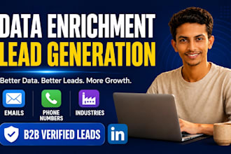 data enrichment and b2b lead generation with verified email