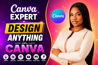 be canva expert of canvas templates, canva flyer, canva ebook or canva designs