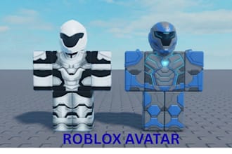 design custom roblox avatar, character, outfits and game assets