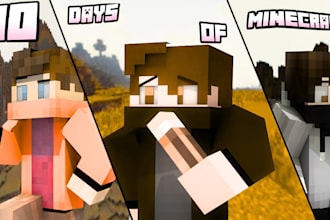 make a professional minecraft thumbnail