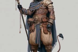 create your dnd or fantasy rpg character art