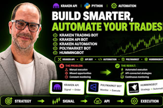 kraken trading bot kraken api bot kraken automation polymarket bot hummingbot