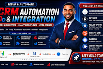 gohighlevel CRM pipedrive followup boss automation hubspot calendly integration