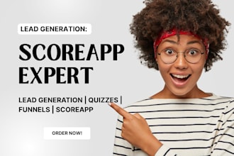 build scoreapp quiz funnel or scorecard for score app lead generation