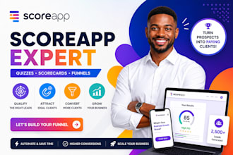 build scoreapp quiz funnel or scorecard for score app lead generation