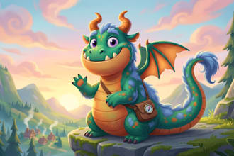 draw cartoon for character, monster, dragon