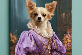 disney princess portrait female focused disney pet portrait art