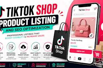 do tiktok shop product listing and SEO optimization