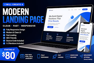 build a clean business website